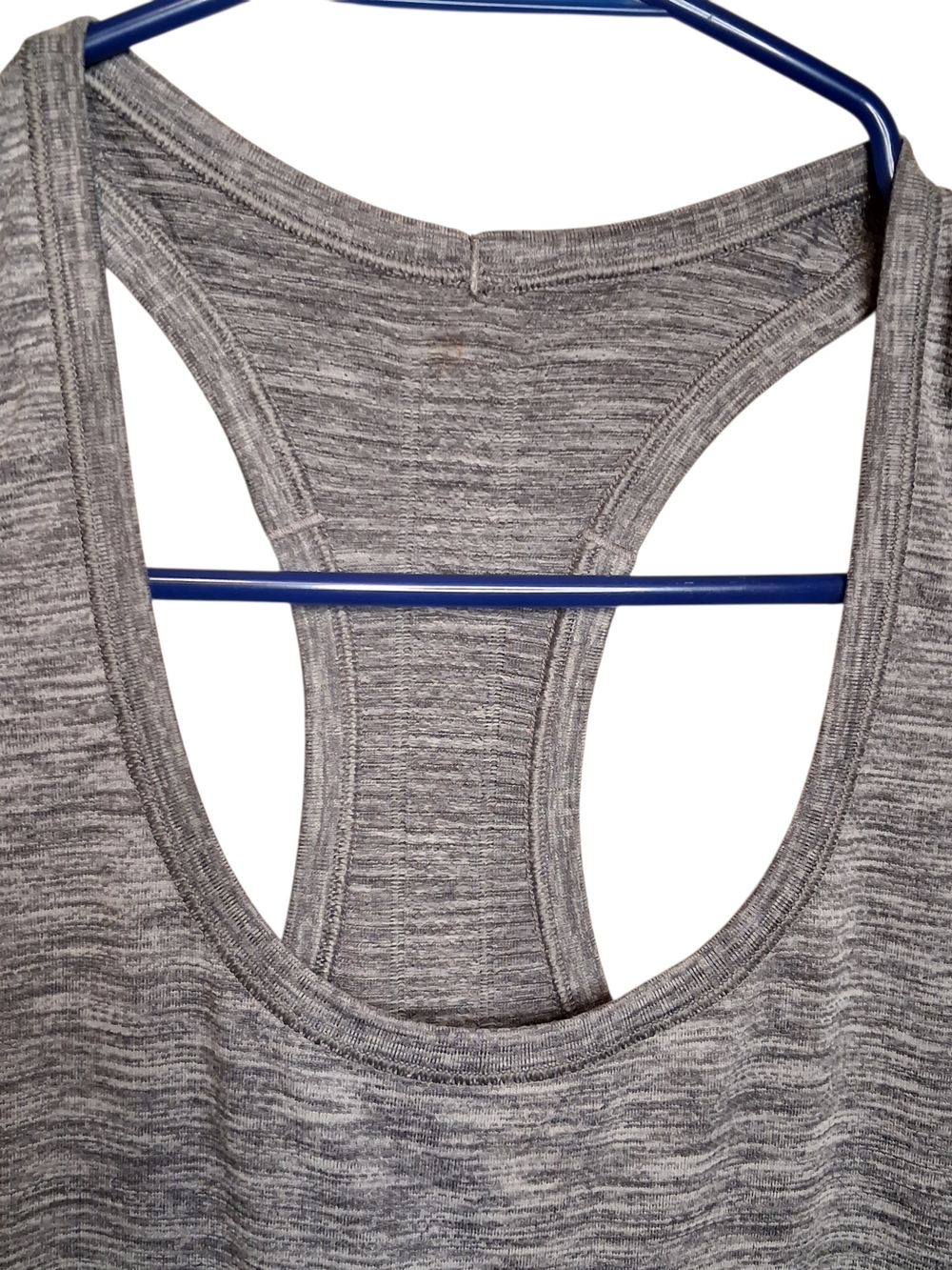 Lululemon Swiftly Tech Racerback Tank Top Slate White Gray Sz 6 EUC - Picture 2 of 7